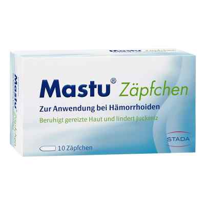 Mastu czopki na hemoroidy 10 szt. od Heilpflanzenwohl GmbH PZN 06835421