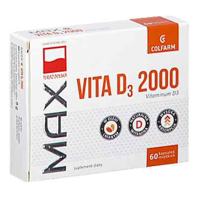 Max Vita D3 2000 kapsułki miękkie 60  od  PZN 08304779