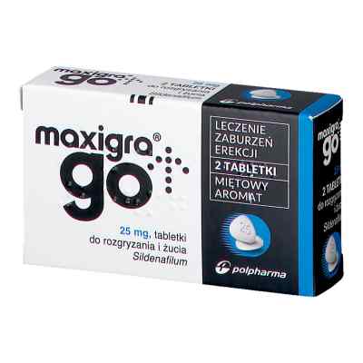 Maxigra Go 2  od GENEPHARM S.A. PZN 08300299