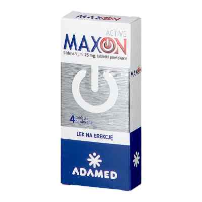 Maxon Active 25 mg tabletki powlekane 4  od ADAMED PHARMA SPÓŁKA AKCYJNA  PZN 08300907