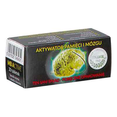 MB Active tabletki 20  od UNIPHAR SP. Z O.O. PZN 08304505