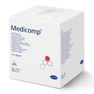 Medicomp Kompr.10x10cm unsteril 100 szt. od PAUL HARTMANN AG PZN 04783855