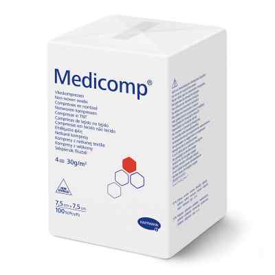 Medicomp Kompr.7,5x7,5cm unsteril 100 szt. od PAUL HARTMANN AG PZN 04783849
