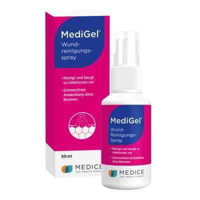 MediGel spray do czyszczenia ran do oczyszczania ran