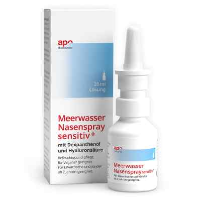 Meerwasser Nasenspray Sensitiv+ Apodiscounter 20 ml od Pharma Aldenhoven GmbH & Co. KG PZN 18438903