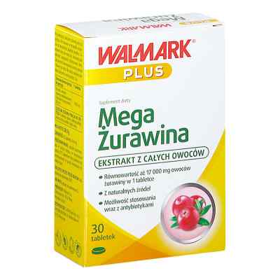 Mega Żurawina tabletki 30  od WALMARK A.S. PZN 08304117