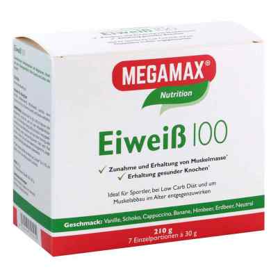 Megamax Eiweiss 100 proszek 7X30 g od Megamax B.V. PZN 09198044