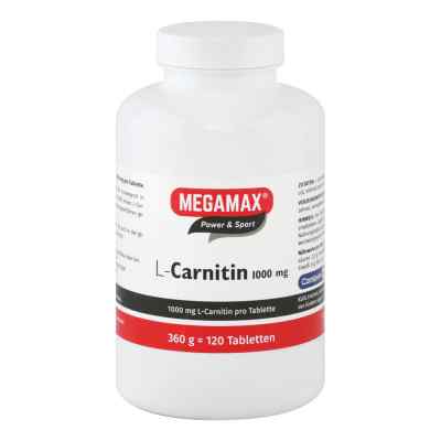 Megamax L-carnitin 1000 mg Tabletten