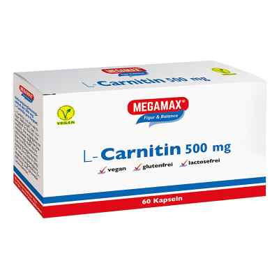 Megamax L Carnitin 500 mg kapsułki 60 szt. od Megamax B.V. PZN 04797219