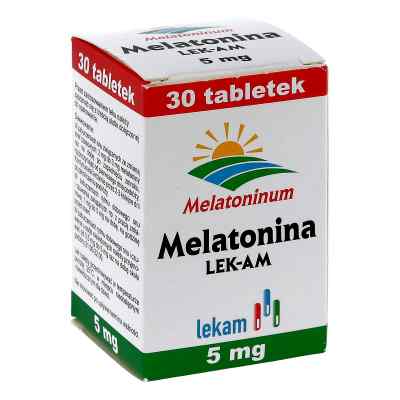 Melatonina LEK-AM 5mg tabletki 30  od PRZEDSIĘBIORSTWO FARMACEUTYCZNE  PZN 08300485