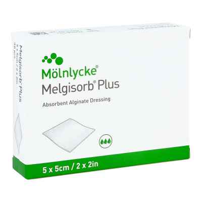 Melgisorb Plus Alginat Verband 5x5cm steril