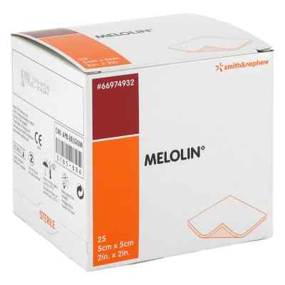Melolin 5x5cm Wundauflagen steril 25 szt. od Smith & Nephew GmbH PZN 03170731