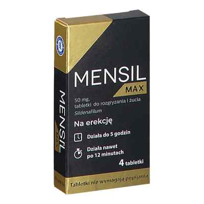 Mensil Max tabletki 4  od PRZEDSIĘBIORSTWO PRODUKCJI FARMA PZN 08303705
