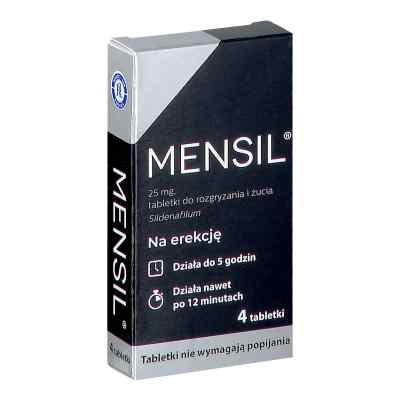 Mensil tabletki 4 od PRZEDSIĘBIORSTWO PRODUKCJI FARMA PZN 08301262