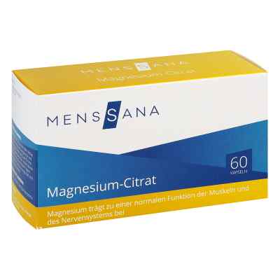 Menssana Magnesium Citrat kapsułki 60 szt. od MensSana AG PZN 09486197