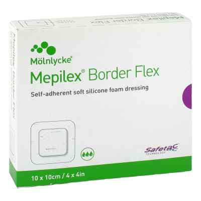 Mepilex Border Flex Schaumverb.haftend 10x10 cm
