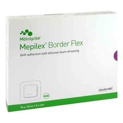 Mepilex Border Flex Schaumverb.haftend 15x15 cm