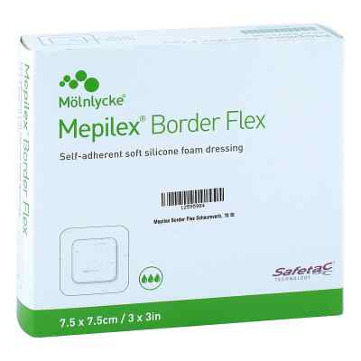 Mepilex Border Flex Schaumverb.haftend 7,5x7,5 cm 10 szt. od Mölnlycke Health Care GmbH PZN 12595984
