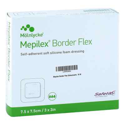 Mepilex Border Flex Schaumverb.haftend 7,5x7,5 cm