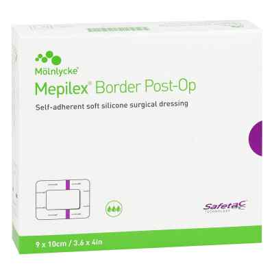 Mepilex Border Post-op Schaumverb.haftend 9x10 cm