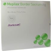 Mepilex Border Sacrum Ag Schaumverb.18x18 cm sterilisatus 
