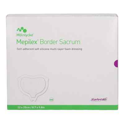 Mepilex Border Sacrum Schaumverb.haft.22x25 cm st.