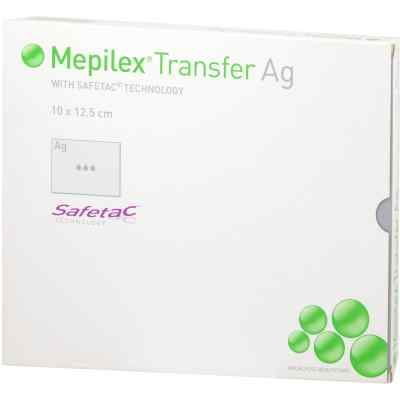 Mepilex Transfer Ag Schaumverband 10x12,5 cm sterilisatus 