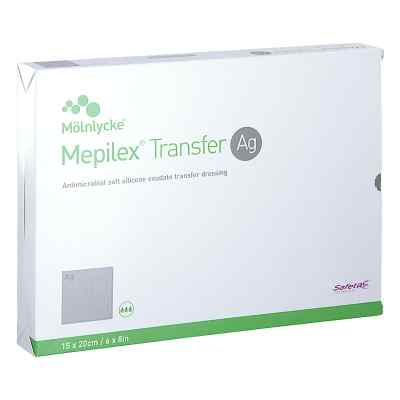 Mepilex Transfer Ag Schaumverband 15x20 cm steril