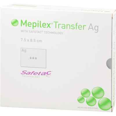 Mepilex Transfer Ag Schaumverband 7,5x8,5 cm sterilisatus 