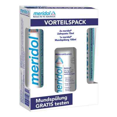 Meridol Zahnpasta Vorteilspack+100 ml Spülung 2X75 ml od CP GABA GmbH PZN 15395257