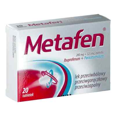 Metafen tabletki 20 od ZAKŁADY FARMACEUTYCZNE POLPHARMA PZN 08301864