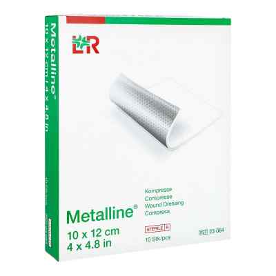 Metalline Kompressen 10x12cm steril 10 szt. od Lohmann & Rauscher GmbH & Co.KG PZN 00635359