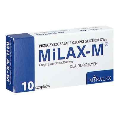 Milax-M Czopki dla dorosłych glicerolowe 10  od  PZN 08304739