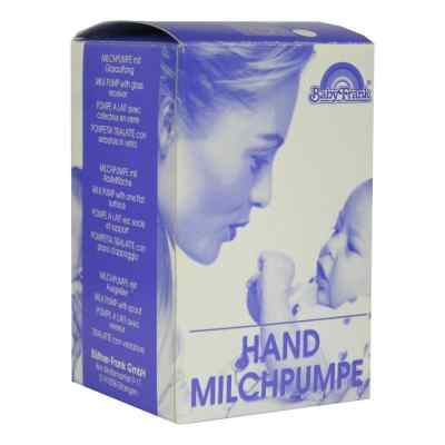 Milchpumpe Frank Hand m.Auffangbeh.Glas m.Abl.