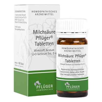 Milchsaeure Pflueger Tabletten 100 szt. od Homöopathisches Laboratorium Ale PZN 01222381