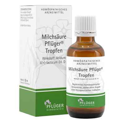 Milchsaeure Pflueger Tropfen 50 ml od Homöopathisches Laboratorium Ale PZN 01222398