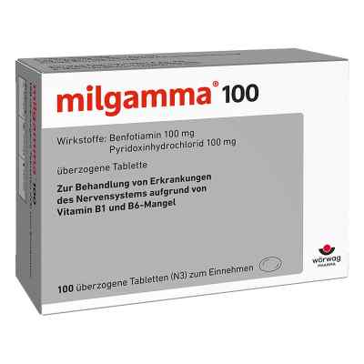 Milgamma 100 mg Tabl.ueberzogen 100 szt. od Wörwag Pharma GmbH & Co. KG PZN 04847319
