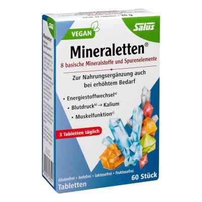 Mineraletten Tabletten Salus 60 szt. od SALUS Pharma GmbH PZN 07782773