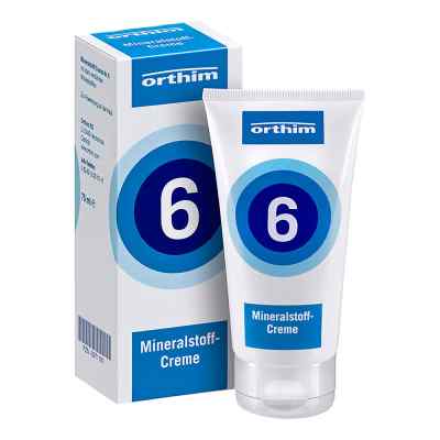 Mineralstoff-creme numer 6  75 ml od Orthim GmbH & Co. KG PZN 00971181