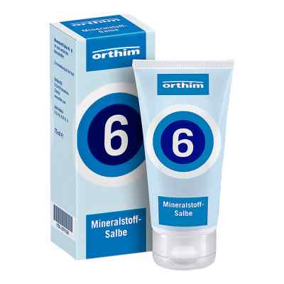 Mineralstoff-salbe numer 6 75 ml od Orthim GmbH & Co. KG PZN 00971028