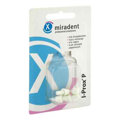 Miradent I-prox P szczoteczki zamienne delikatne białe 4 szt. od Hager Pharma GmbH PZN 02172478