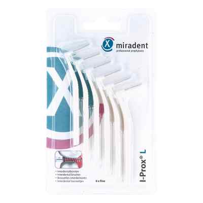 Miradent Interdentalbürste I-prox L 0,6 mm weiss 6 szt. od Hager Pharma GmbH PZN 11597484