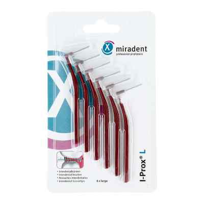 Miradent Interdentalbürste I-prox L 0,8 mm bordea. 6 szt. od Hager Pharma GmbH PZN 11597521