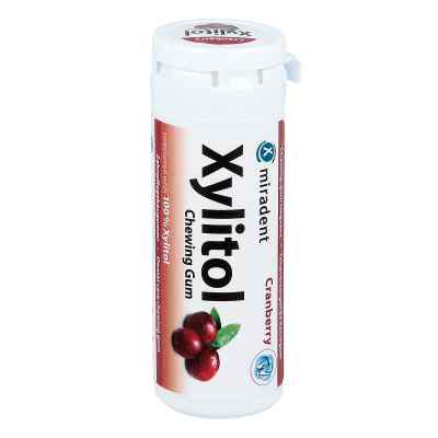 Miradent Xylitol Chewing Gum Cranberry żurawinowa guma do żucia 30 szt. od Hager Pharma GmbH PZN 00453753