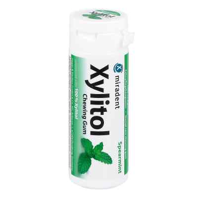 Miradent Xylitol guma miętowa do żucia 30 szt. od Hager Pharma GmbH PZN 04275596