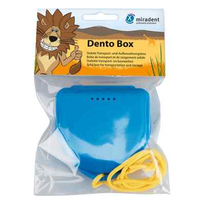 Miradent Zahnspangenbox Dento Box I blau 1 szt. od Hager Pharma GmbH PZN 08449550