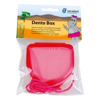 Miradent Zahnspangenbox Dento Box I pink 1 szt. od Hager Pharma GmbH PZN 08449544