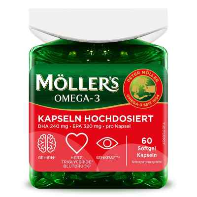 Möller's Omega-3 Kapsułki Wysokodawkowane 60 szt. od Kyberg Pharma Vertriebs GmbH PZN 20058450