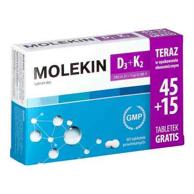 Molekin D3 + K2 60  od NP PHARMA SP. Z O.O. PZN 08301531