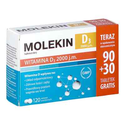 Molekin witamina D3 2 000 j.m. 120  od NATUR PRODUKT PHARMA SP. Z O.O. PZN 08302056